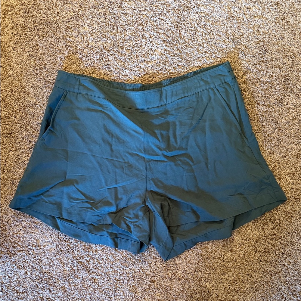 Old Navy Sage Green High-Rise Playa Shorts - XL